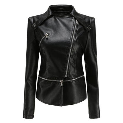 Women's stylish leather jacket