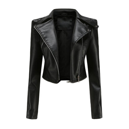 Women's stylish leather jacket