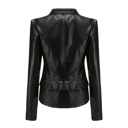 Women's stylish leather jacket