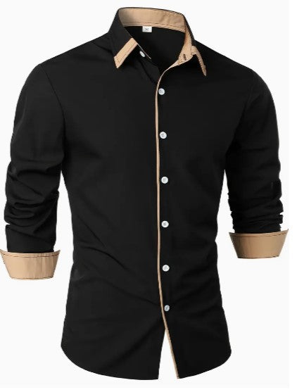 Men's breathable long sleeve casual shirt