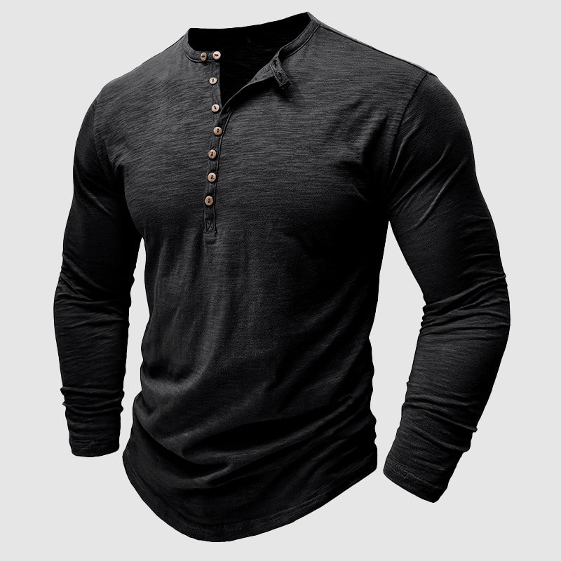 Men's bamboo shirt with long sleeves