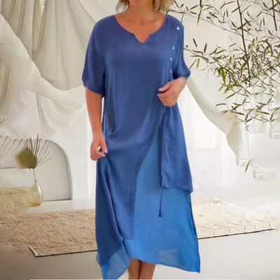 Spring Midi Dress | Casual Elegant High-Quality Seasonal Collection
