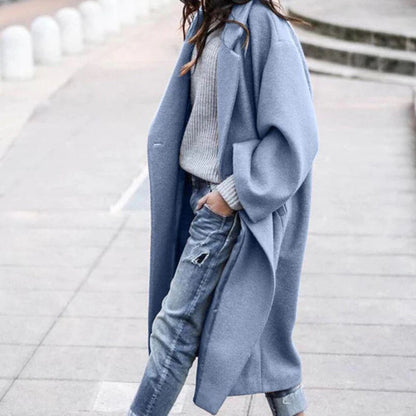 Sophisticated long coat for women