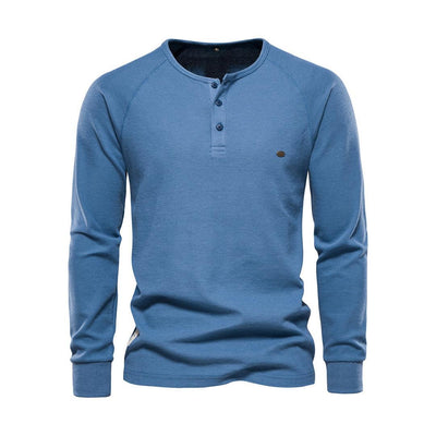 Men's Classic Long Sleeve Casual Shirt - Button-Up