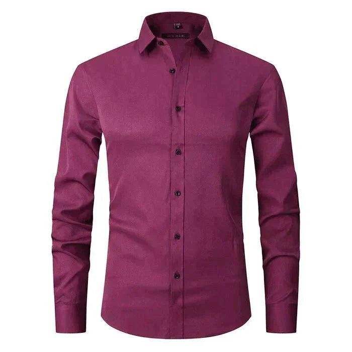 Men's Breathable Stretch Long Sleeve Shirt