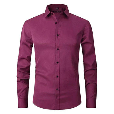 Men's Breathable Stretch Long Sleeve Shirt