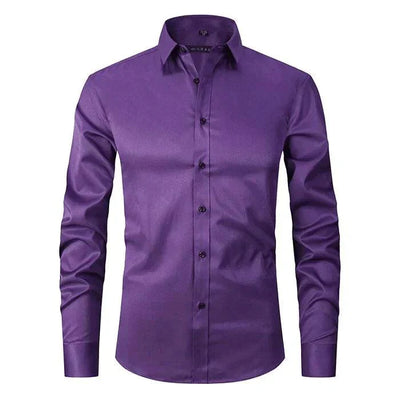 Men's Breathable Stretch Long Sleeve Shirt