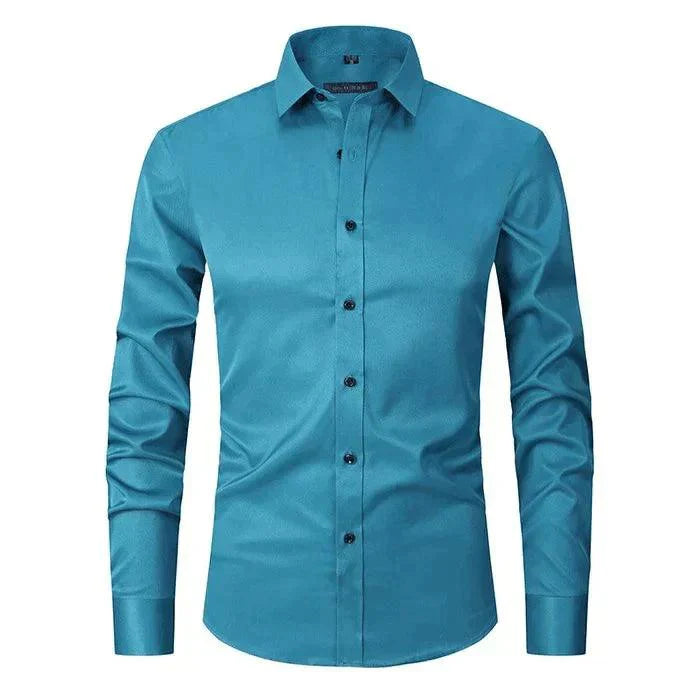 Men's Breathable Stretch Long Sleeve Shirt