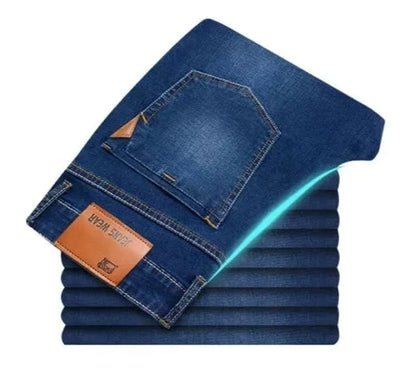 Men's classic style stretchy jeans