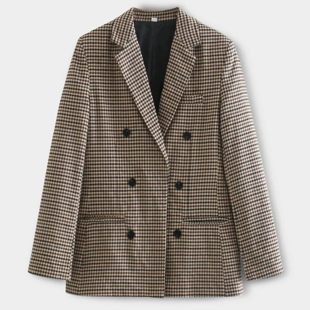 Double-Breasted Blazer - Slim Fit Polyester Lightweight Premium Design