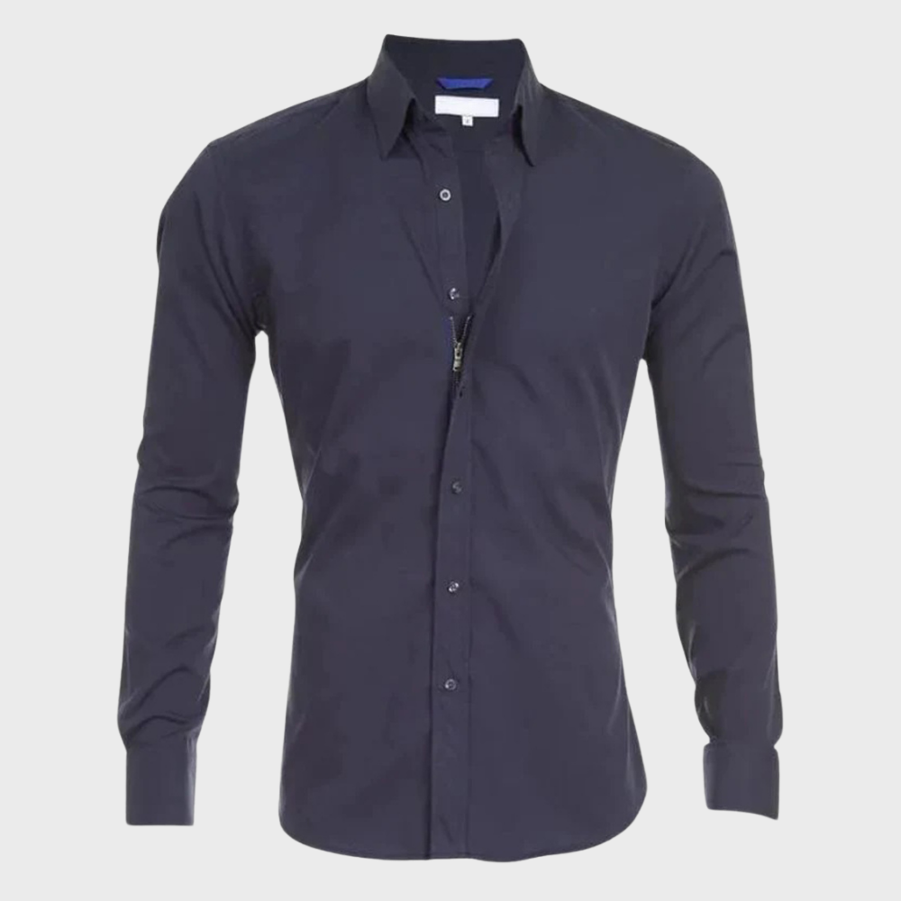 Wrinkle-Free Men's Dress Shirt | Comfortable & Stylish Everyday Wear