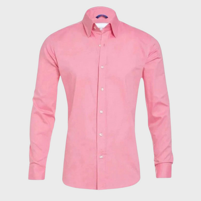 Wrinkle-Free Men's Dress Shirt | Comfortable & Stylish Everyday Wear