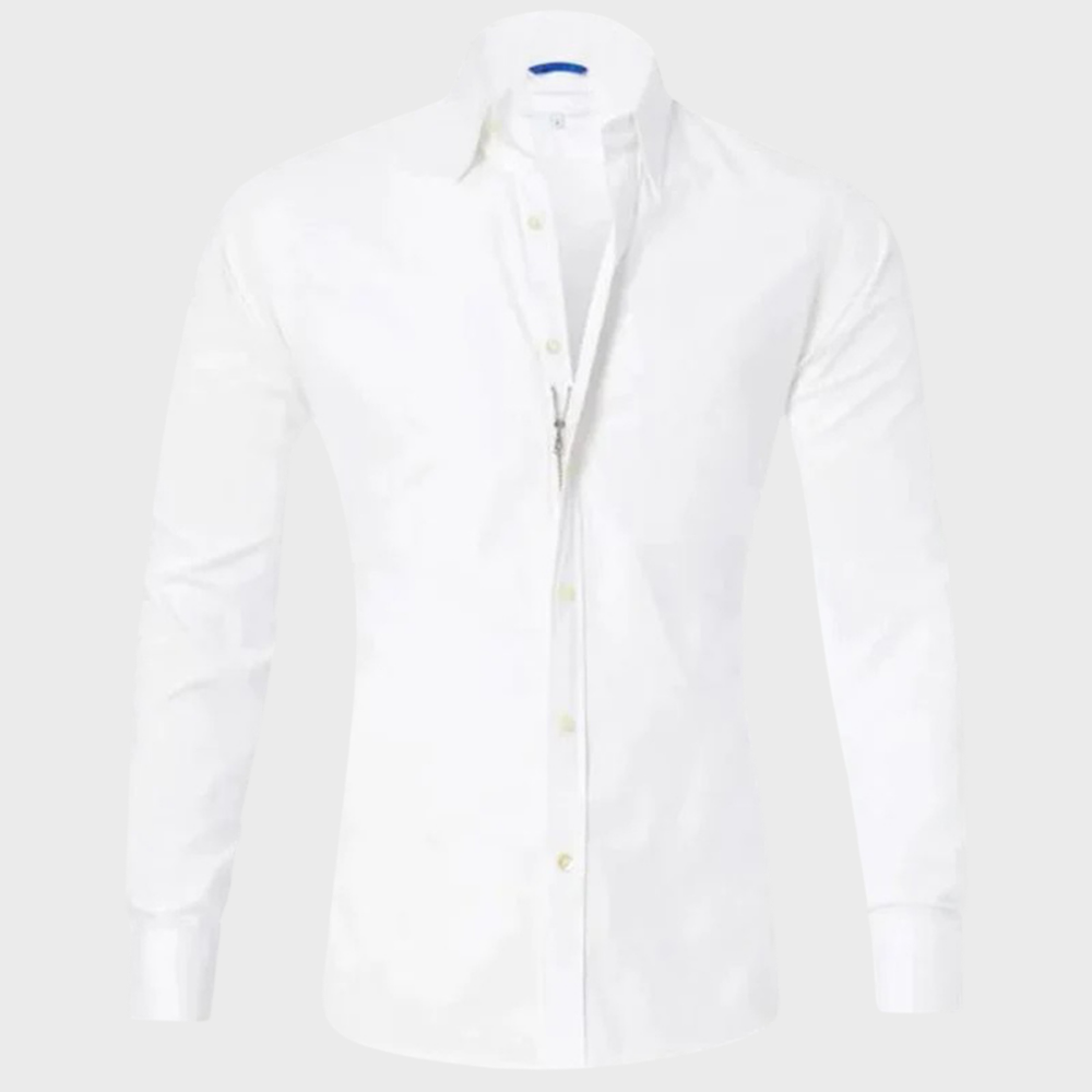 Wrinkle-Free Men's Dress Shirt | Comfortable & Stylish Everyday Wear