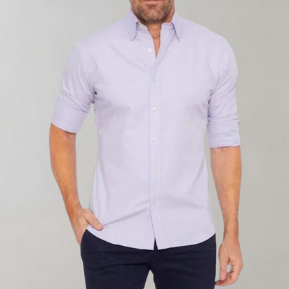 Wrinkle-Free Men's Dress Shirt | Comfortable & Stylish Everyday Wear