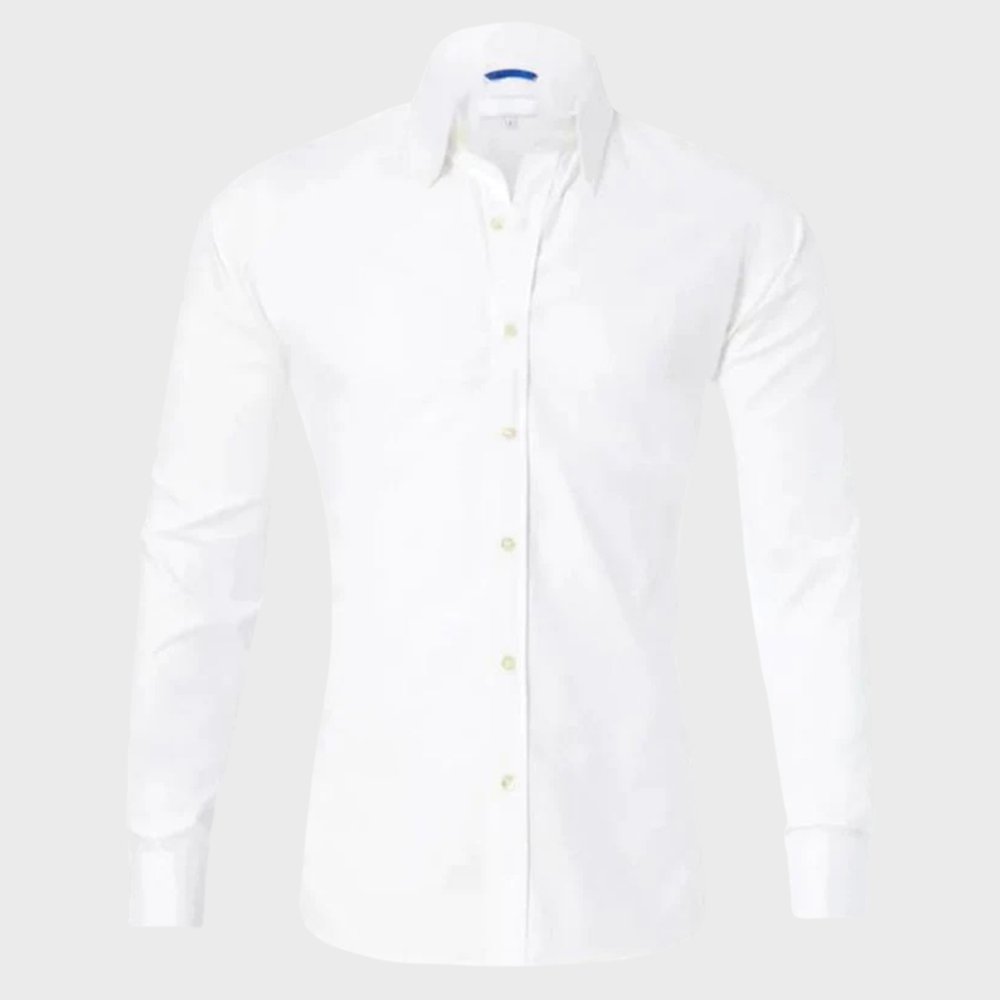 Wrinkle-Free Men's Dress Shirt | Comfortable & Stylish Everyday Wear