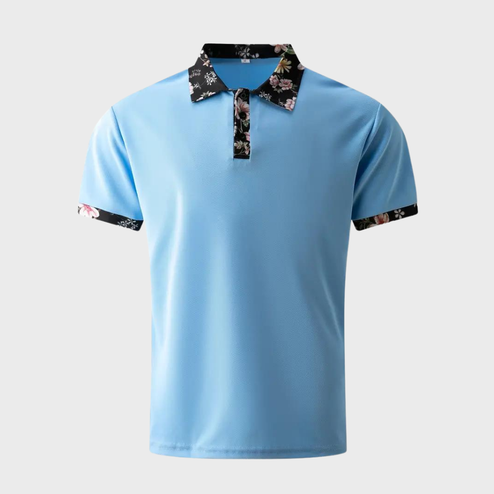 Men’s Polo Shirt - Classic Fit - Soft Breathable Fabric - Short Sleeve Casual Wear