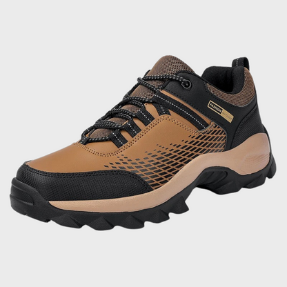 Men’s Outdoor Sneakers - Durable Mesh & Synthetic Leather - Cushioned Comfort - Grip Sole