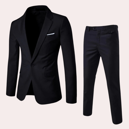 Men's Business Suit - Classic Fit - High Performance Fabric - Professional Formal Wear