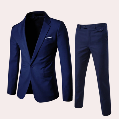 Men's Business Suit - Classic Fit - High Performance Fabric - Professional Formal Wear