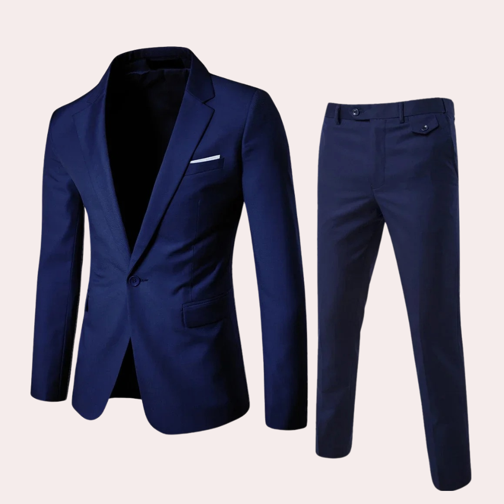 Men's Business Suit - Classic Fit - Professional Formal Wear