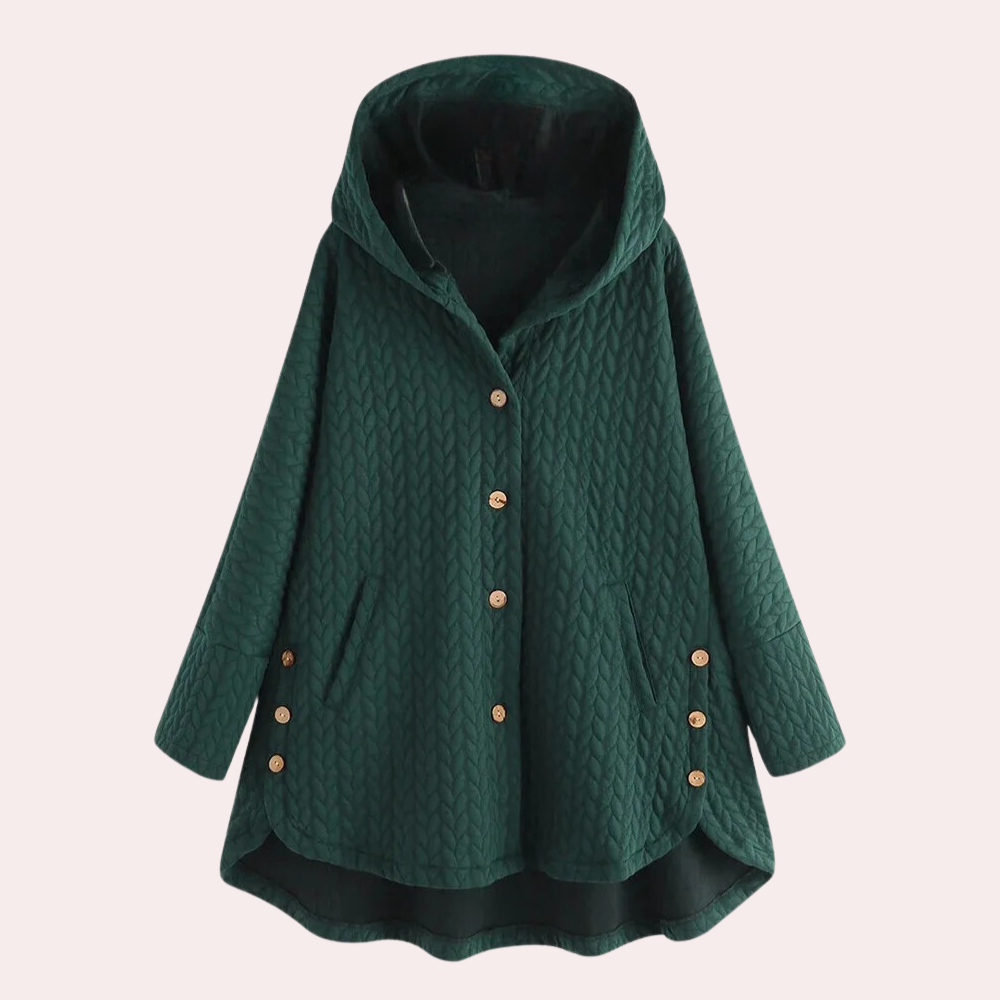 Stylish women's hooded jacket