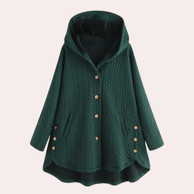 Stylish women's hooded jacket
