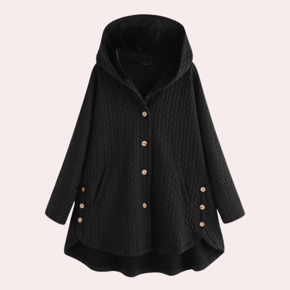 Stylish women's hooded jacket