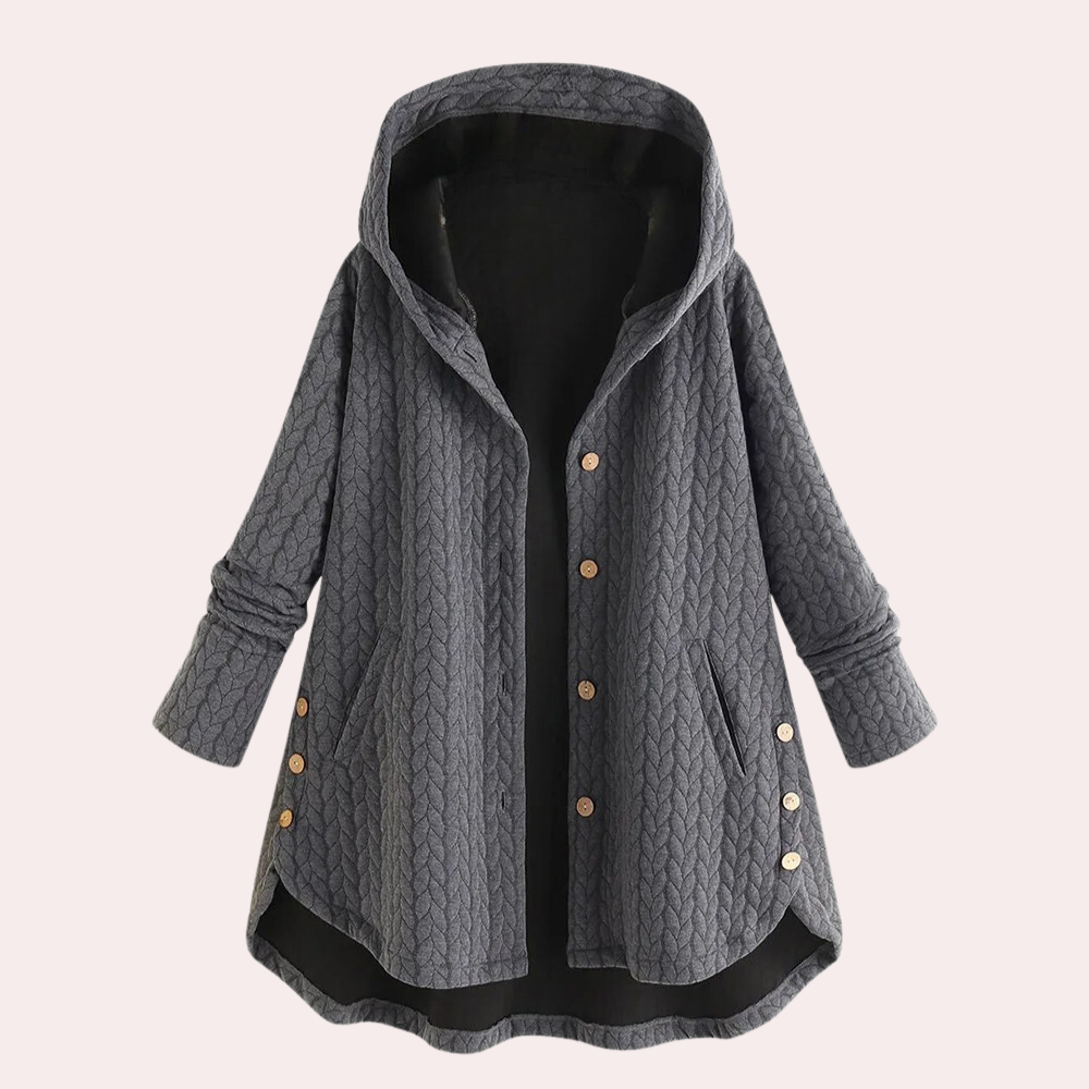 Stylish women's hooded jacket