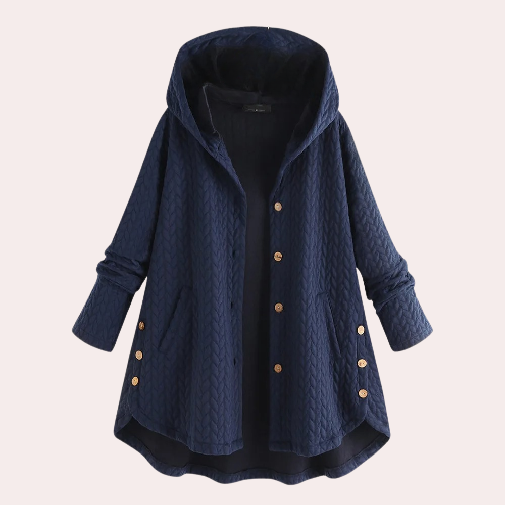 Stylish women's hooded jacket