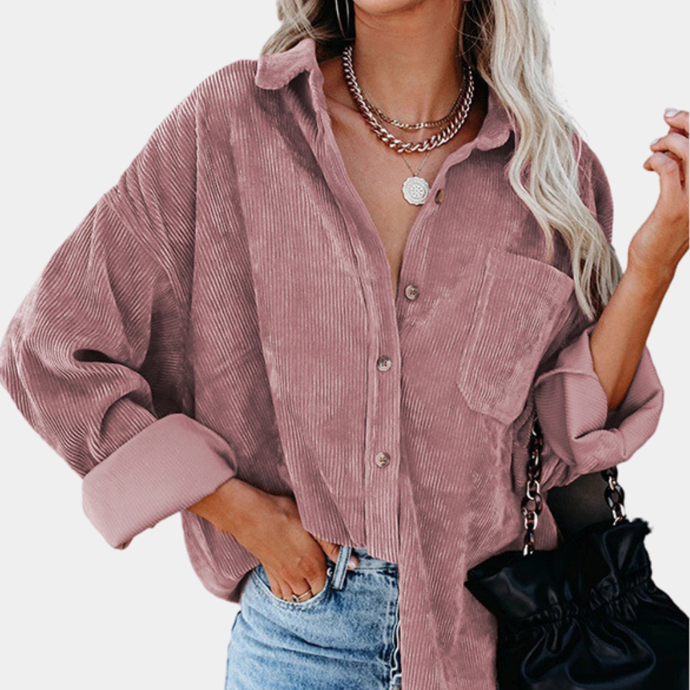 Oversized relaxed fit women's casual outdoor coat