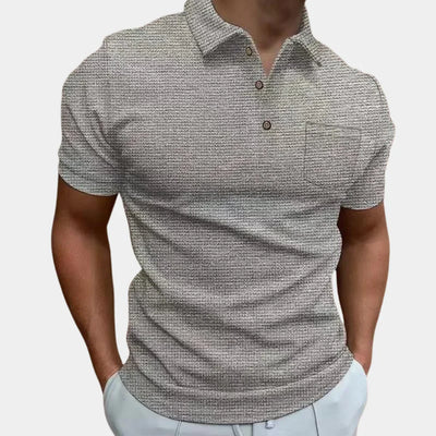 Men’s Polo Shirt – Slim Fit – Breathable Blend – Short Sleeve – Chest Pocket