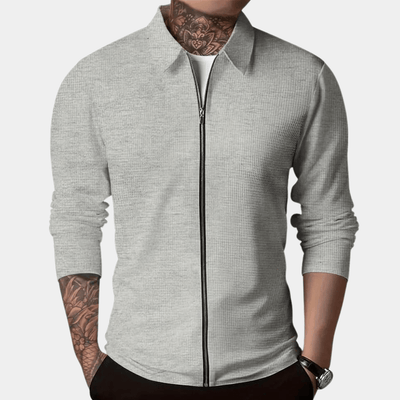 Lightweight Men's Casual Shirt - Breathable Long Sleeve Button-Up