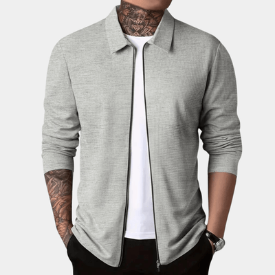 Lightweight Men's Casual Shirt - Breathable Long Sleeve Button-Up