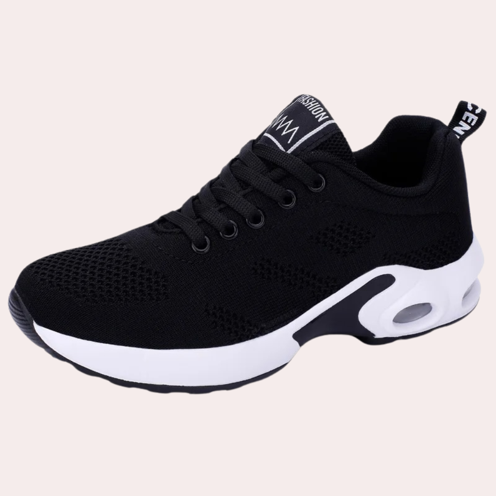 Women's Athletic Sneakers - Breathable Mesh - Cushioned Sole - Lightweight Sport Shoes