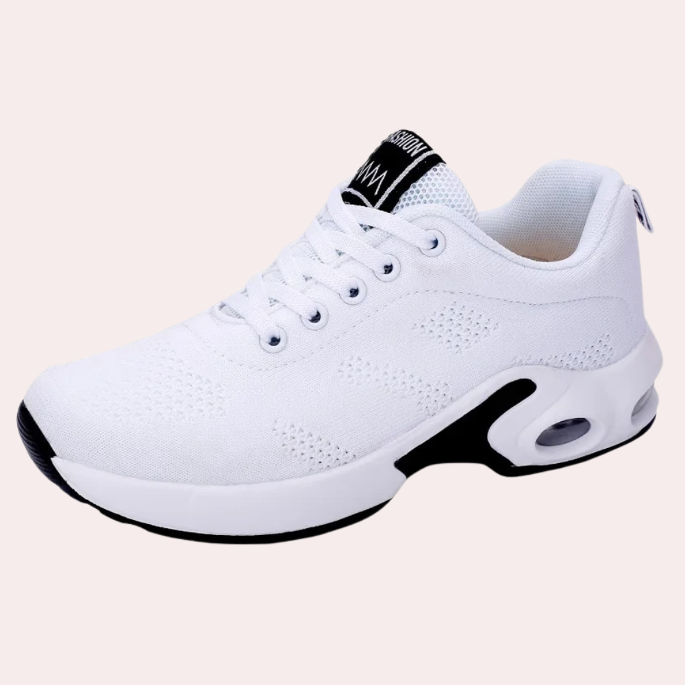 Women's Athletic Sneakers - Breathable Mesh - Cushioned Sole - Lightweight Sport Shoes