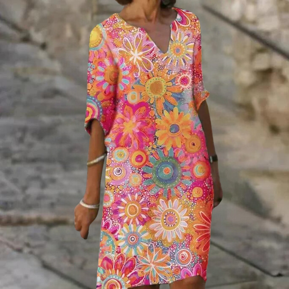 Women's elegant floral dress