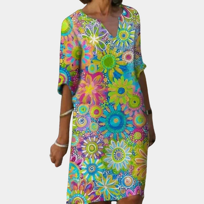 Women's elegant floral dress