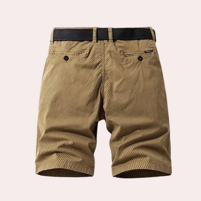 Men’s Outdoor Shorts - Lightweight Breathable Fabric - Adjustable Belt - Casual Fit