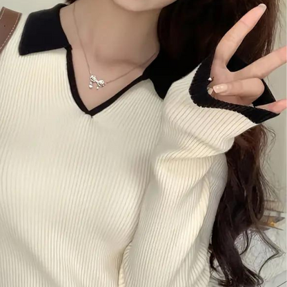 Women's fashionable casual sweater