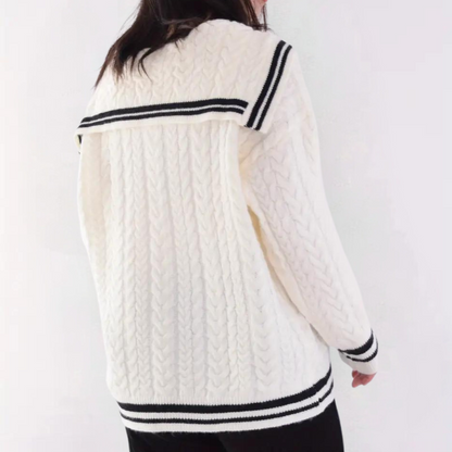 Women's comfortable knitted sweater