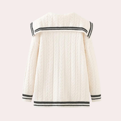 Women's comfortable knitted sweater