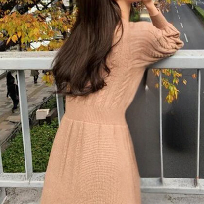 Women's comfortable knitted dress