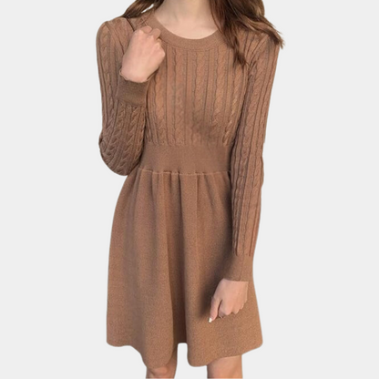 Women's comfortable knitted dress