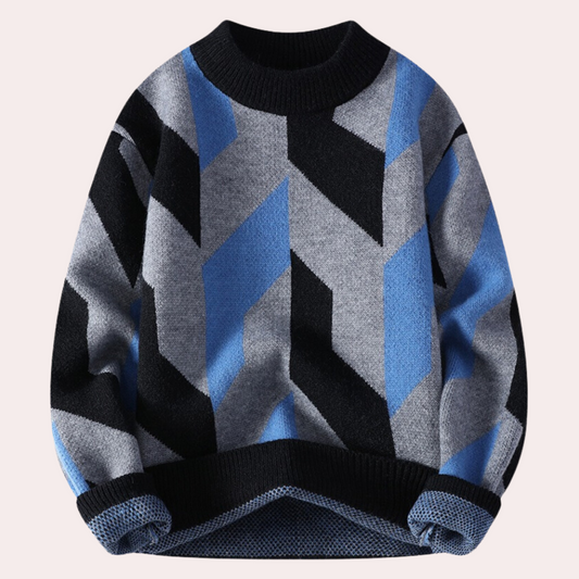 Men's stylish knitted casual sweater