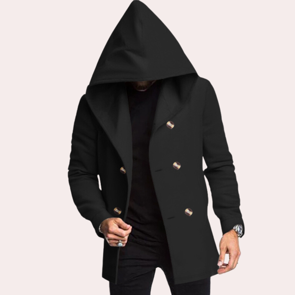 Men's trendy jacket with hood