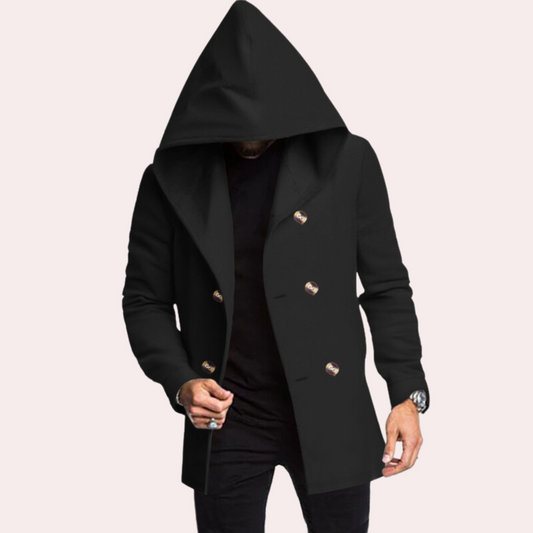 Men's trendy jacket with hood