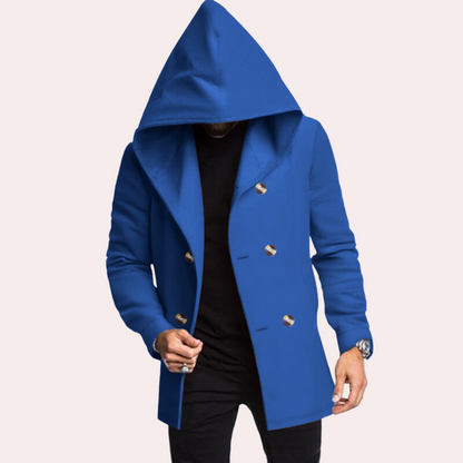 Men's trendy jacket with hood