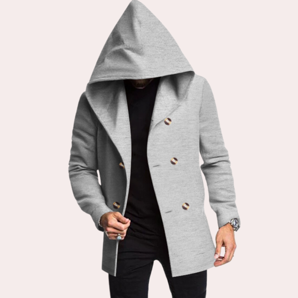 Men's trendy jacket with hood