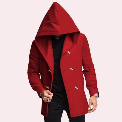 Men's trendy jacket with hood