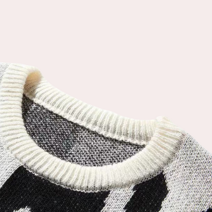 Men's fashionable knitted sweater for the stylish man